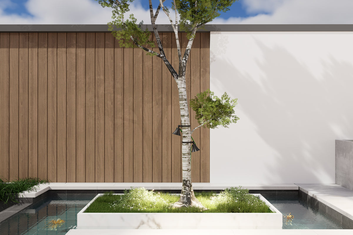 Outdoor wrap-around light (color bridge)