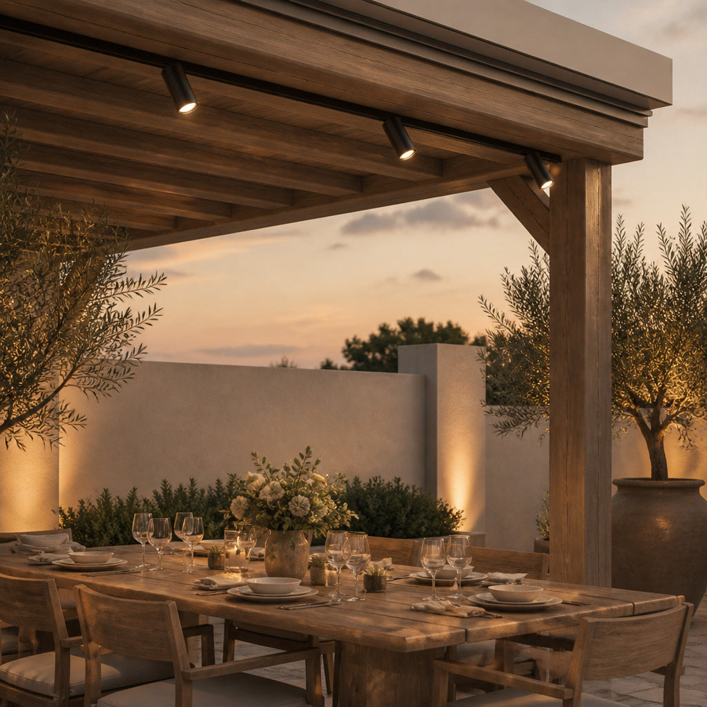 Outdoor ceiling track light (LNT)