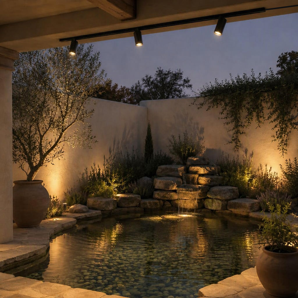 Outdoor ceiling track light (LNT)