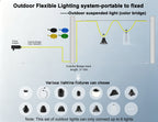 Outdoor suspended light (color bridge)
